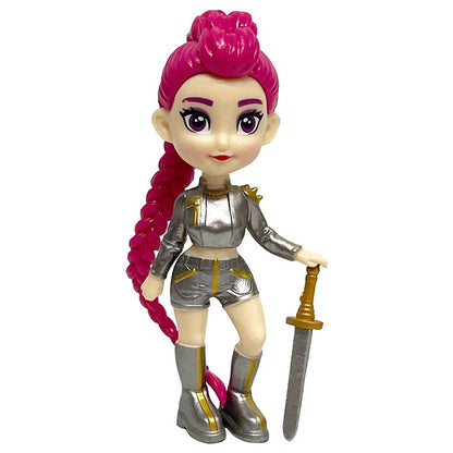 6 peças/conjunto Kpop Demon Hunters Figura Modelo de Brinquedo PVC Desenho Animado Periféricos de Jogos Decoração de Mesa Coleção de Figuras Modelo de Brinquedo para Crianças