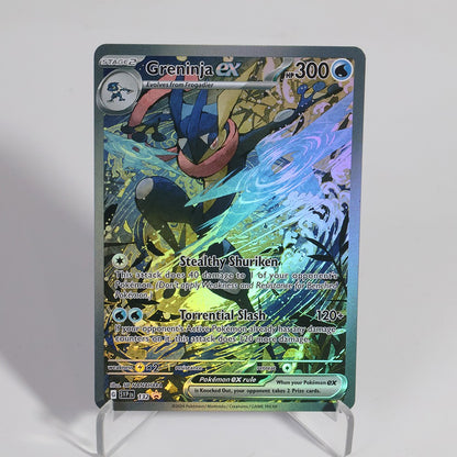 Cartas PKM Foil Cartas Proxy Latios&Pikachu Mew Greninja Coleção de Negociação de Jogos Holográficos Brinquedos PTCG Proxy Presentes