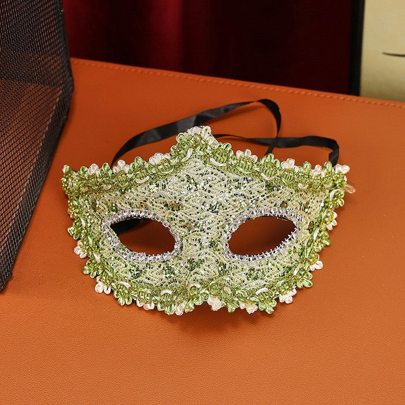 High-End Makeup Ball Mask, Half-Face Party Costume Accessory, Unisex Design for Birthdays & Festivals, Perfect for Men & Women