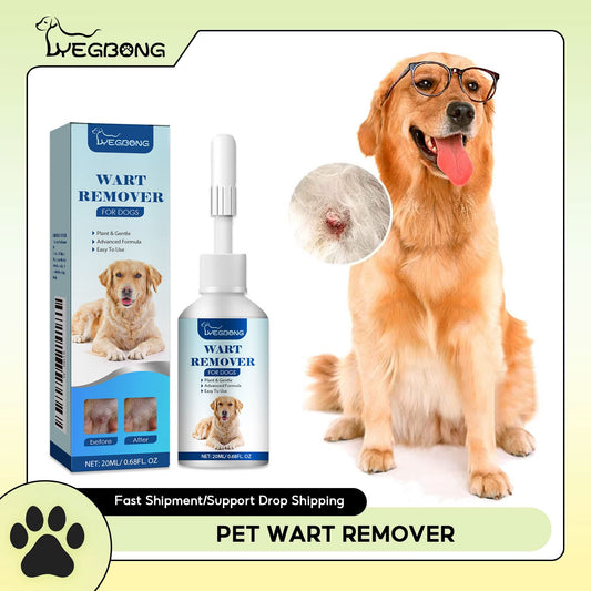Remoção de Verrugas de Cães, Removedor de Etiquetas de Pele de Gatos, Tratamento Contra Manchas, Calos, Verrugas Indolores, Limpeza, Tratamento de Reparo da Pele, Líquido para Cuidados com a Pele de Animais de Estimação