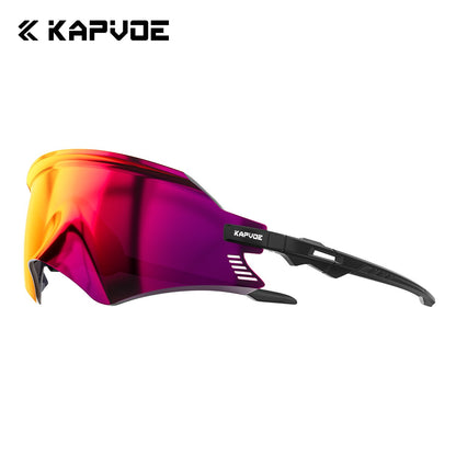 Kapvoe Cycling Sunglasses UV400 Protect Men Bike Sunglasses MTB Eyewear Outdoor Sport Goggles Bike Glasses Oculos De Ciclismo