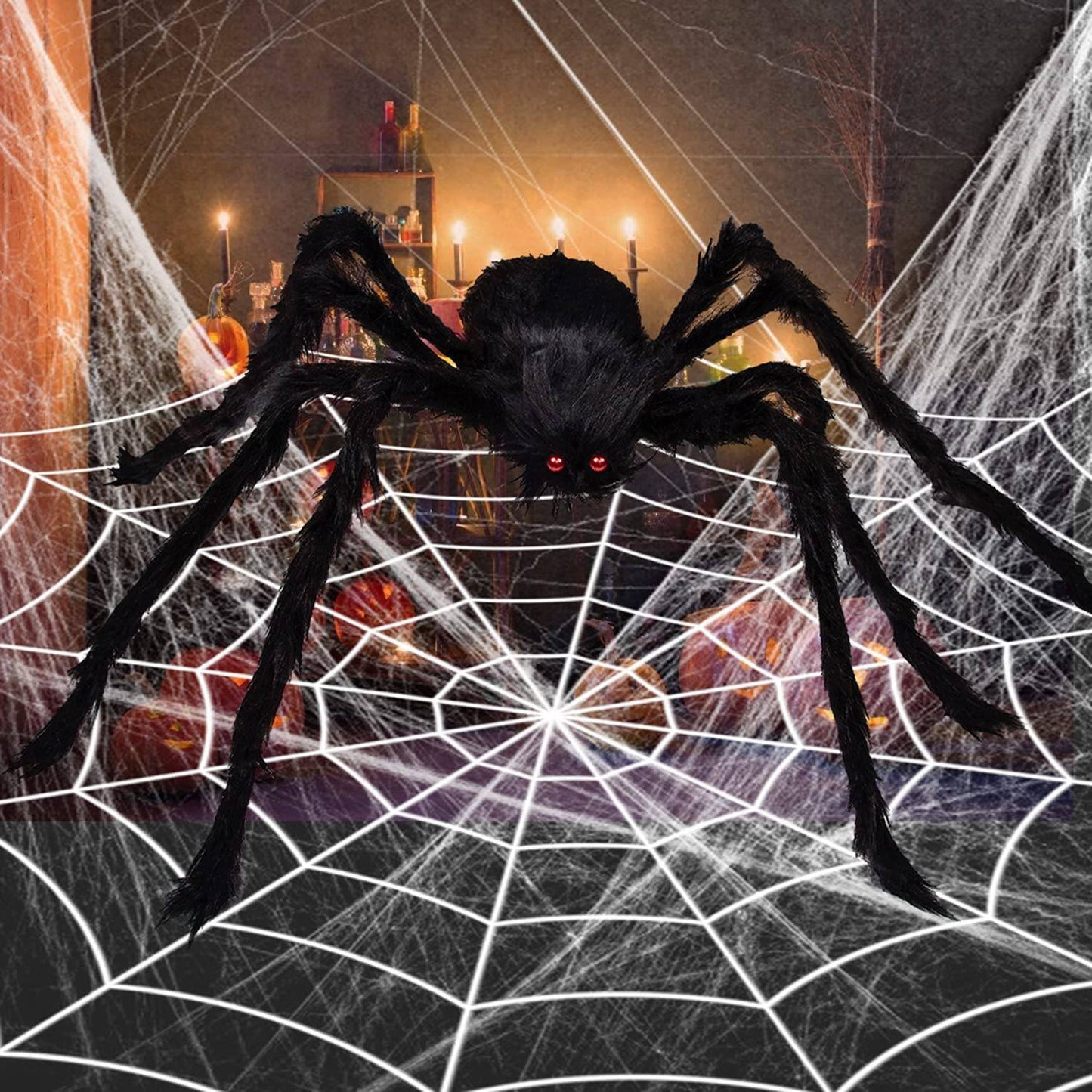 Spider Halloween Decoration Home Supplies Outdoor Yard/garden Decor Haunted House Spider Hallowen Day of The Dead Props Scream