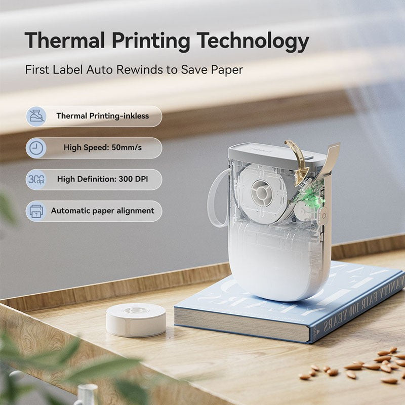 Mini Impressora de Etiquetas Portátil NIIMBOT D11 Nova Versão 300DPI Bluetooth Sem Fio Máquina de Etiquetas Impressora de Adesivos para Cozinha e Crachás