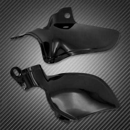Defletor de Calor do Escudo da Sela ABS para Motocicleta Preto Brilhante para Harley Softail Fat Boy Breakout Slim Street Bob 2018-2022
