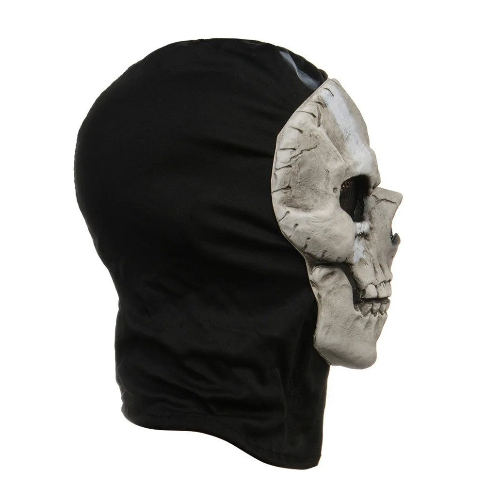 Unisex Halloween Horror Ghost Skull Mask MW2 Latex Headgear Helmet Cosplay Perform Party Masquerade Prop Cosplay