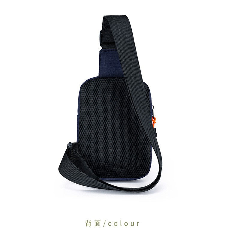Fashionable Men's Small Shoulder Bag, High-quality and Durable Oxford Cloth Handbag, Portable Crossbody Bag, Flap Mini Waist Bag