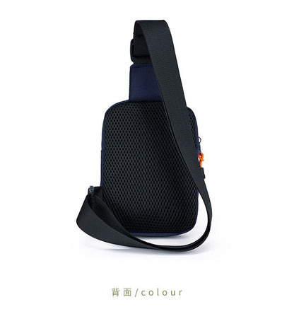 Fashionable Men's Small Shoulder Bag, High-quality and Durable Oxford Cloth Handbag, Portable Crossbody Bag, Flap Mini Waist Bag