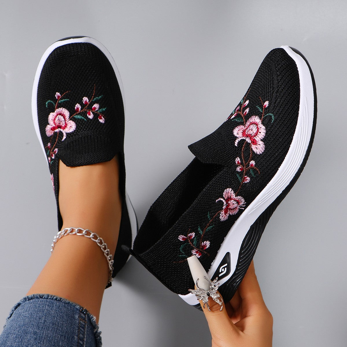 Women's summer breathable mesh flat shoes women's shoes casual sneakers shoes, clearance free shipping