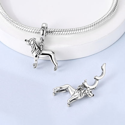 925 Sterling Silver Dog Charms French Bulldog Poodle German Shepherd Beagle Dachshund Pendants Fit Bracelets DIYJewelry Gift