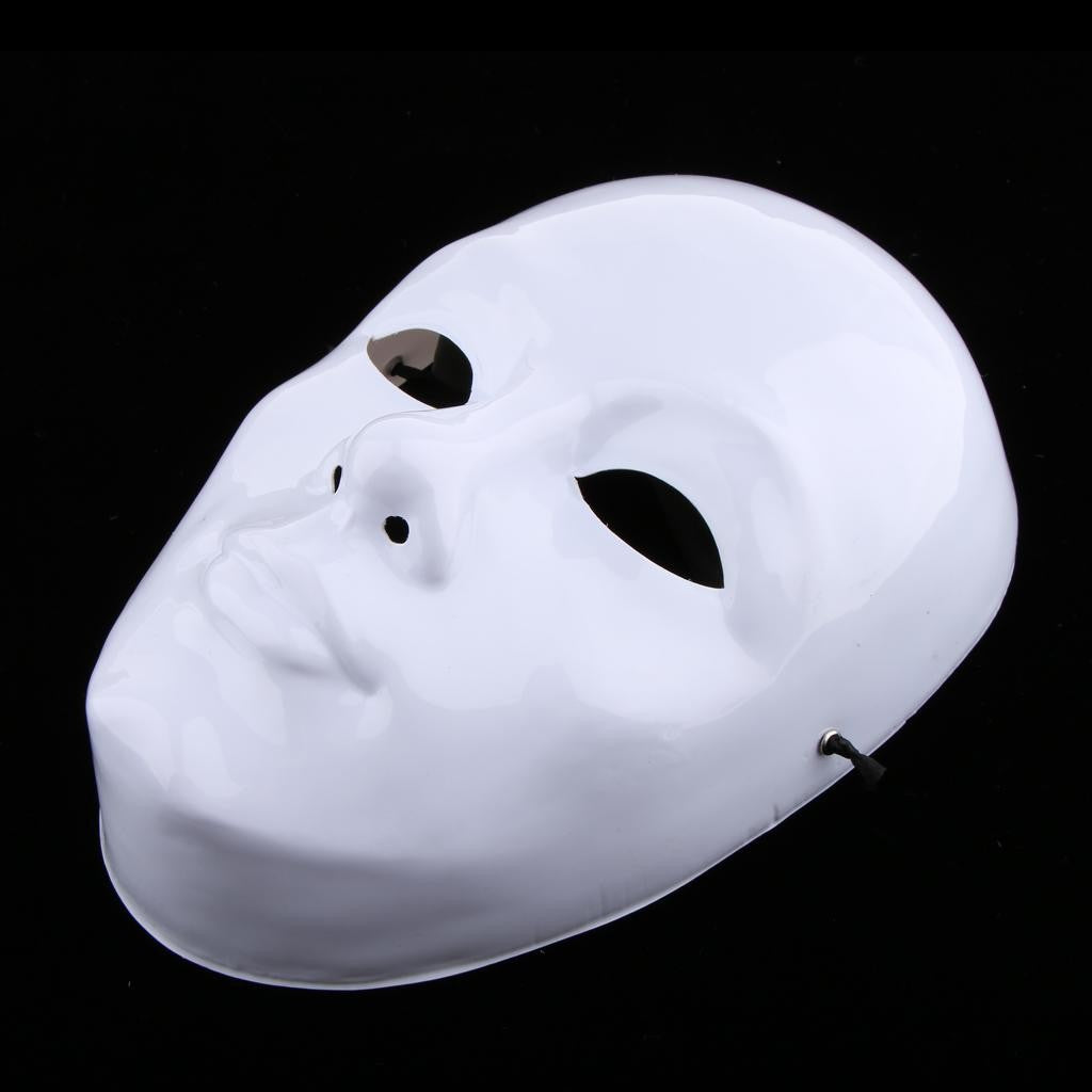 DIY Unpainted Face Masquerade Costume s for Party Decoration Accessories