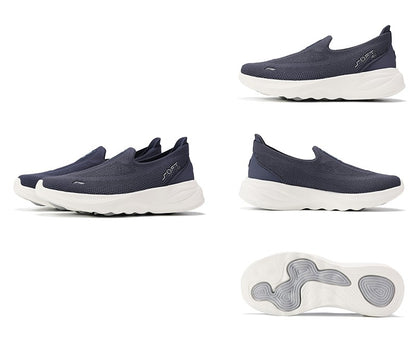 Li-Ning Women SOFT GO 2 KNIT Slip-on Casual Walking Shoes Breathable Cushion Flexible LiNing Comfortable Sports Sneakers AGLV018