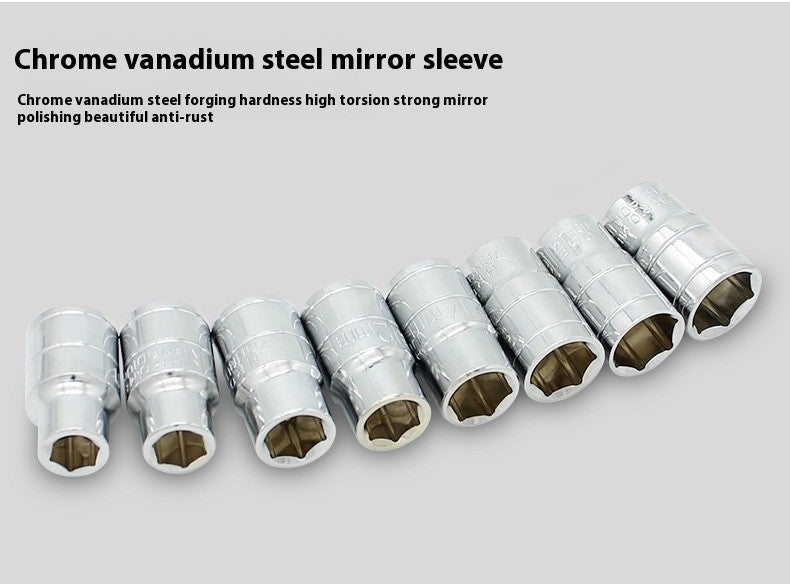 Grande Conjunto de Ferramentas para Reparo Automotivo Chave de Boca de Soquete de Manutenção Automotiva Conjunto de Combinação de Soquetes Multifuncional