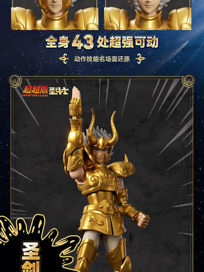BLOKEES Saint Seiya Segunda Edição Touro Dragão Capricórnio Sagitário Boneco de Ação Anime Brinquedos Presente de Natal Em Estoque