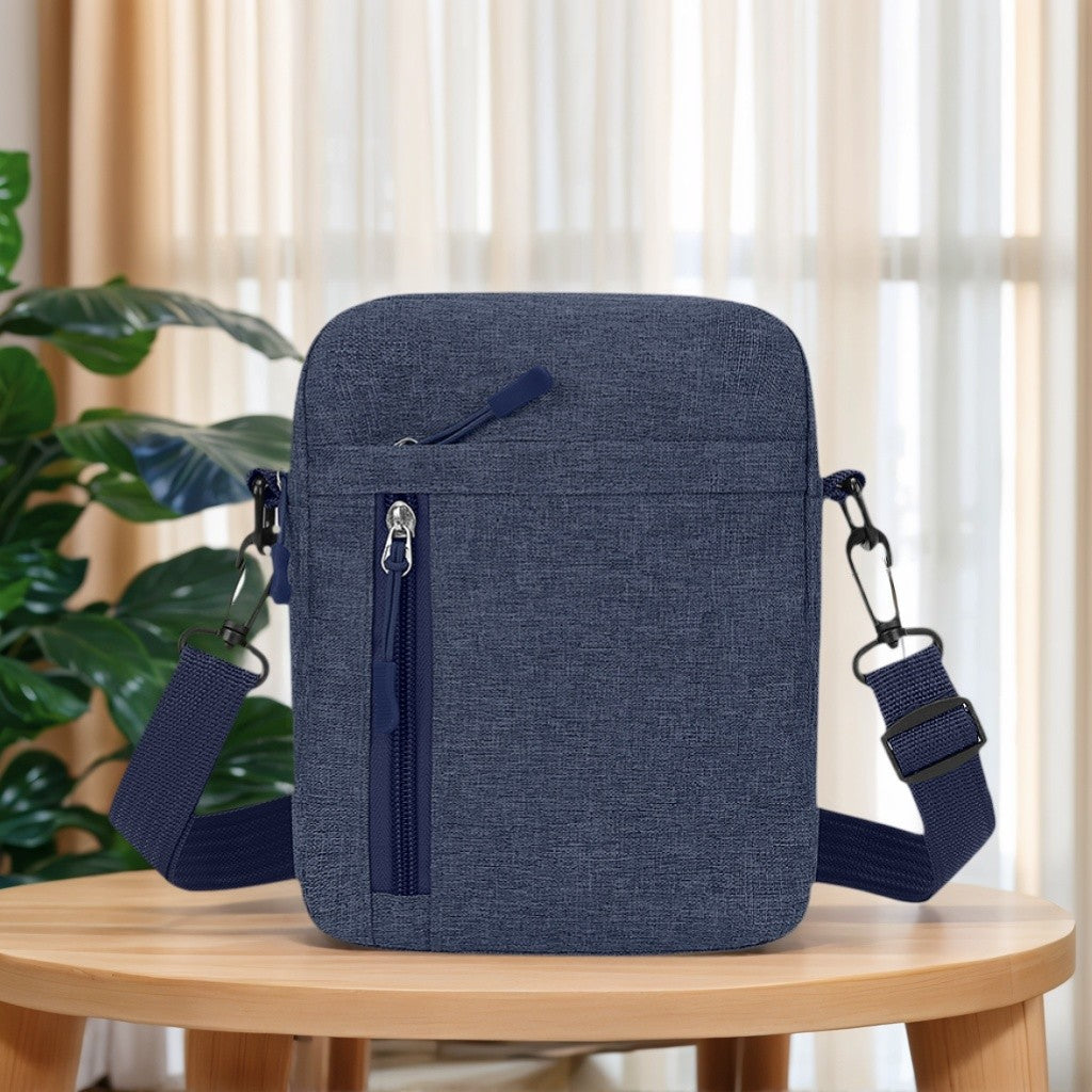 Multi Functional Men's Shoulder Bag, Waterproof and Wear-resistant, Large Capacity Crossbody Bag for Business Commuting