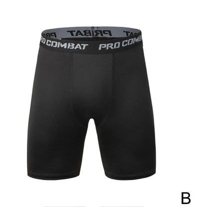 2025 New Men's Sports Leggings, Fitness Elastic Compression Leggings, Quick Drying Shorts, Running Training Elastic Shorts