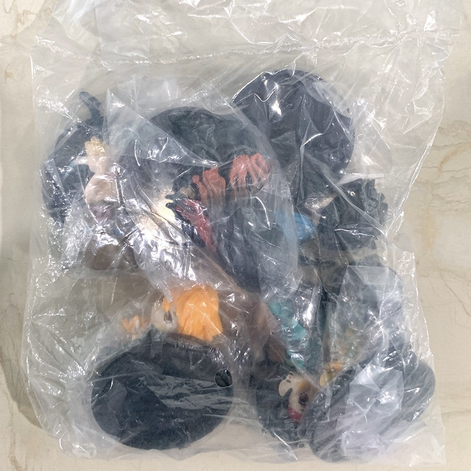 6 unidades/12 unidades/conjuntos Q Posket Atacado de Miniaturas Demon Slayer Kimetsu No Yaiba Pequenas Bonecas de PVC Decoração de Mesa