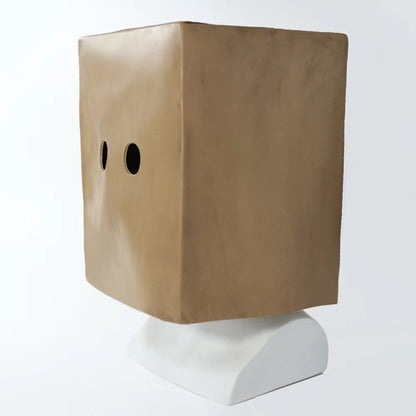 Simulation Cube Latex Full Head Covering Nightmare Game Cosplay Mono Face Shield Masquerade Festival Party Funny Adult Mask