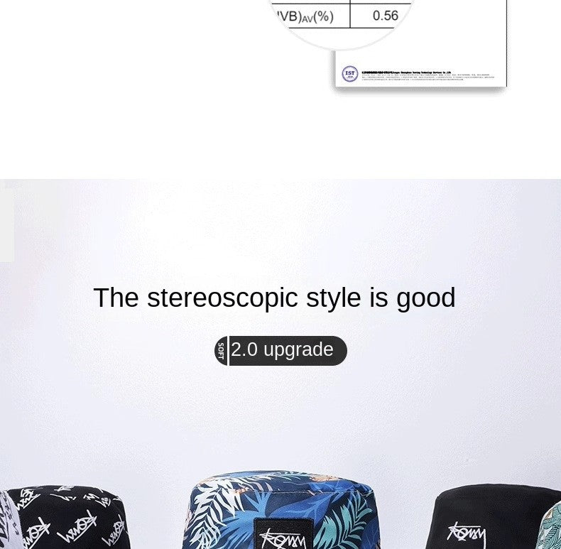 Big Head Letter Bucket Hat for Men Women XL Large Hip Hop Cap Fisherman Hat Summer Sun Hat Plus Size Panama