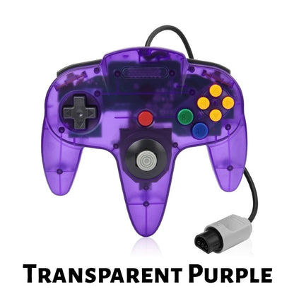 Wired Gamepad For NS 64 Host N64 Controller Gamepad Joystick For Classic Nintend 64 Console Games For Mac Computer PC