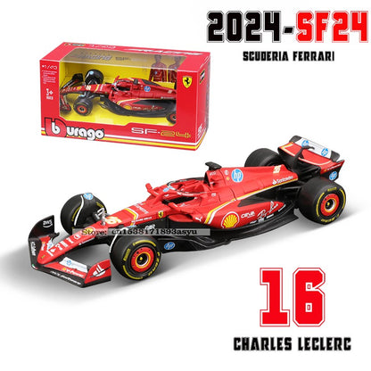 Bburago 1:43 F1 Aston Martin Aramco F1 Team AMR23 2023 #14 Alonso #18 Stroll Carro de Liga Metálica Modelo Fundido Colecionável