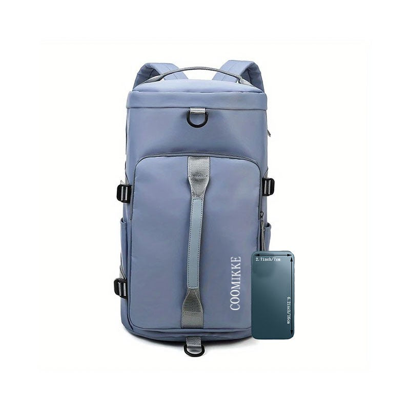 Mochila de estilo neutro para homens e mulheres, adequada para viagens e turismo, feita de material de nylon, é uma mochila de caminhada.