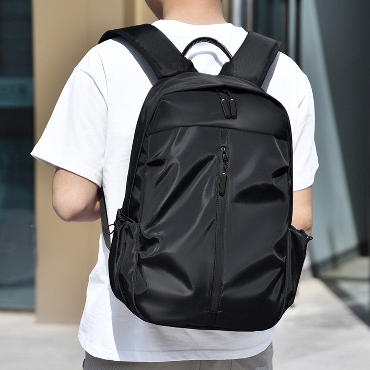 Mochila Masculina Casual de Grande Capacidade para Viagem com Carregamento Leve Impermeável para Computador Mochila Escolar Unissex para Estudantes
