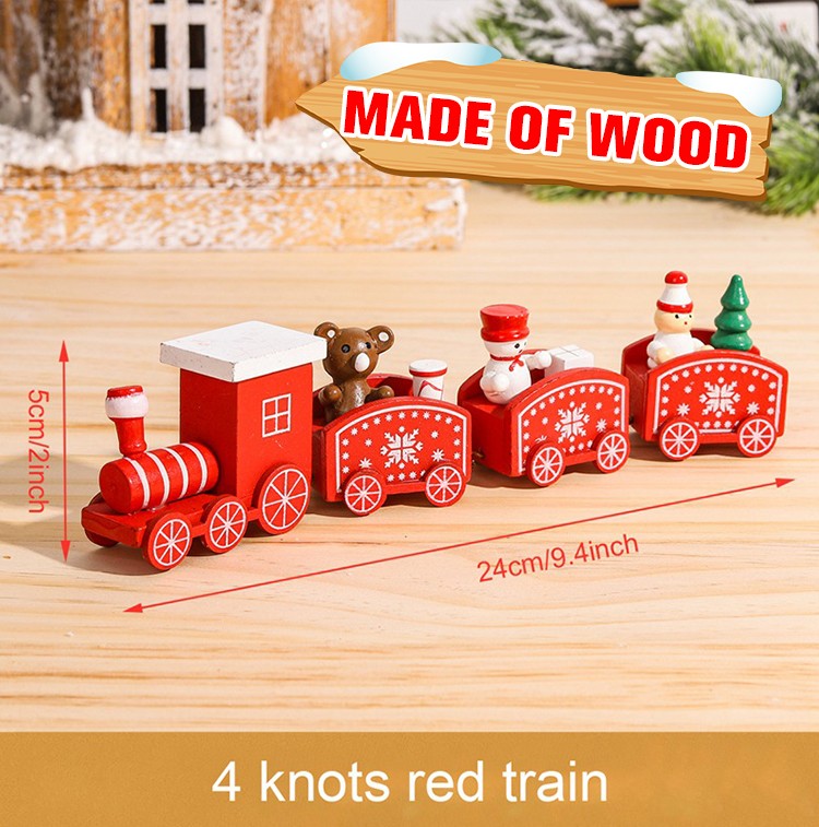 Wooden/Plastic Train Christmas Ornament Merry Christmas Decoration For Home 2025 Xmas Gifts Noel Natal Navidad New Year 2026