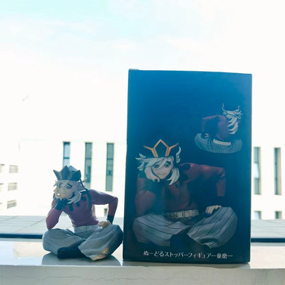 8,5 CM FuRyu SEGA PM Demon Slayer Douma Premium Chokonose Noodle Stopper Anime Figure Figuras de Ação Coleção