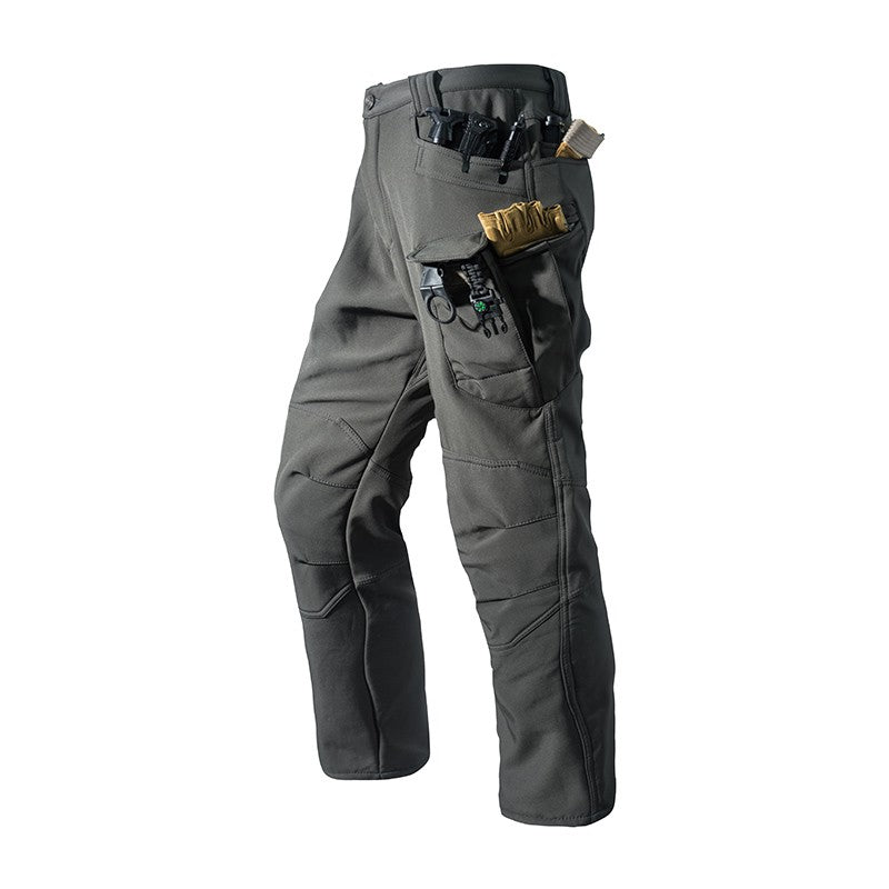 Tactical Military Men Winter Autumn Fleece Waterproof Cargo Pants Hiking Camping Softshell Climbing Casual Warm Combat Trousers