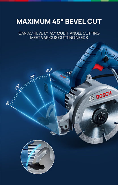 Máquina de corte para mármore BOSCH GDC 145, ranhuradora, 1450 watts, para corte multifuncional de pedra, azulejo e concreto