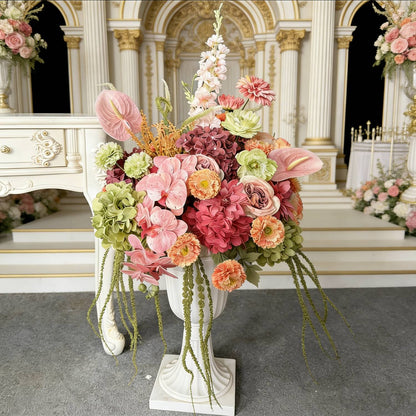Customized Luxury Artificial Flower Ball, Wedding Table Centerpieces, Wedding Aisle Floral Arrangement for Event Decor