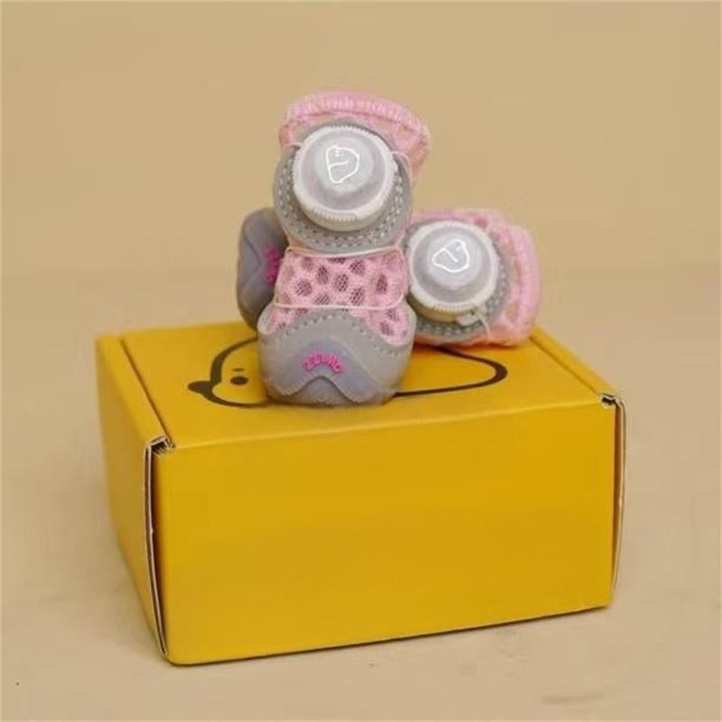 Luminária de sapato brilhante para pets, luminária de coleira de urso de pelúcia, luminária noturna para peito e costas, luminária de sapato anti-perda para passeios noturnos com cães