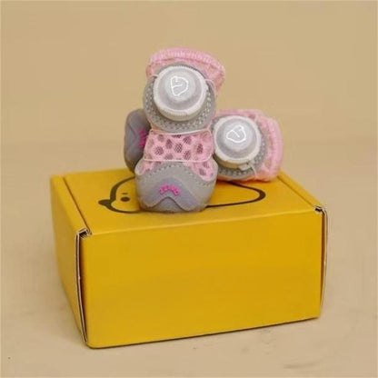 Luminária de sapato brilhante para pets, luminária de coleira de urso de pelúcia, luminária noturna para peito e costas, luminária de sapato anti-perda para passeios noturnos com cães