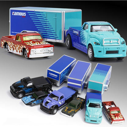 Caminhão Scania Contêiner 1:64 Caminhão Contêiner Americano Liga de Metal Diecast Modelo de Carro Veículos em Miniatura Colecionáveis Hobby Presente