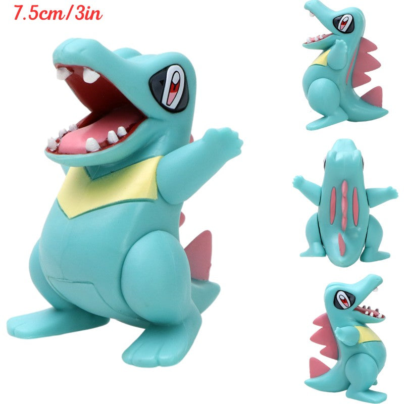 Pokemon Charizard Lucario Meowth Kyogre Mewtwo Bonecos de Ação Blastoise Leafeon Flareon Solgaleo PVC Bonecos Colecionáveis Presente
