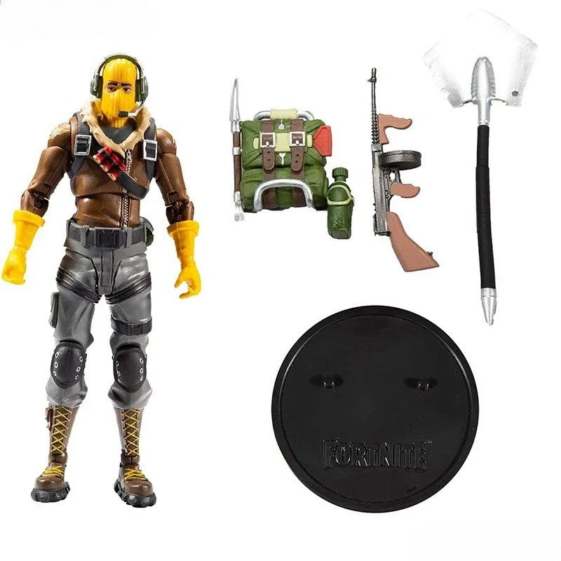 Fortnite Raptor Black Knight Skull Trooper Boneco de Ação Premium Modelo de Figuras de Jogo Modelos Decoração de Quarto Boneca Brinquedos Presente para Crianças