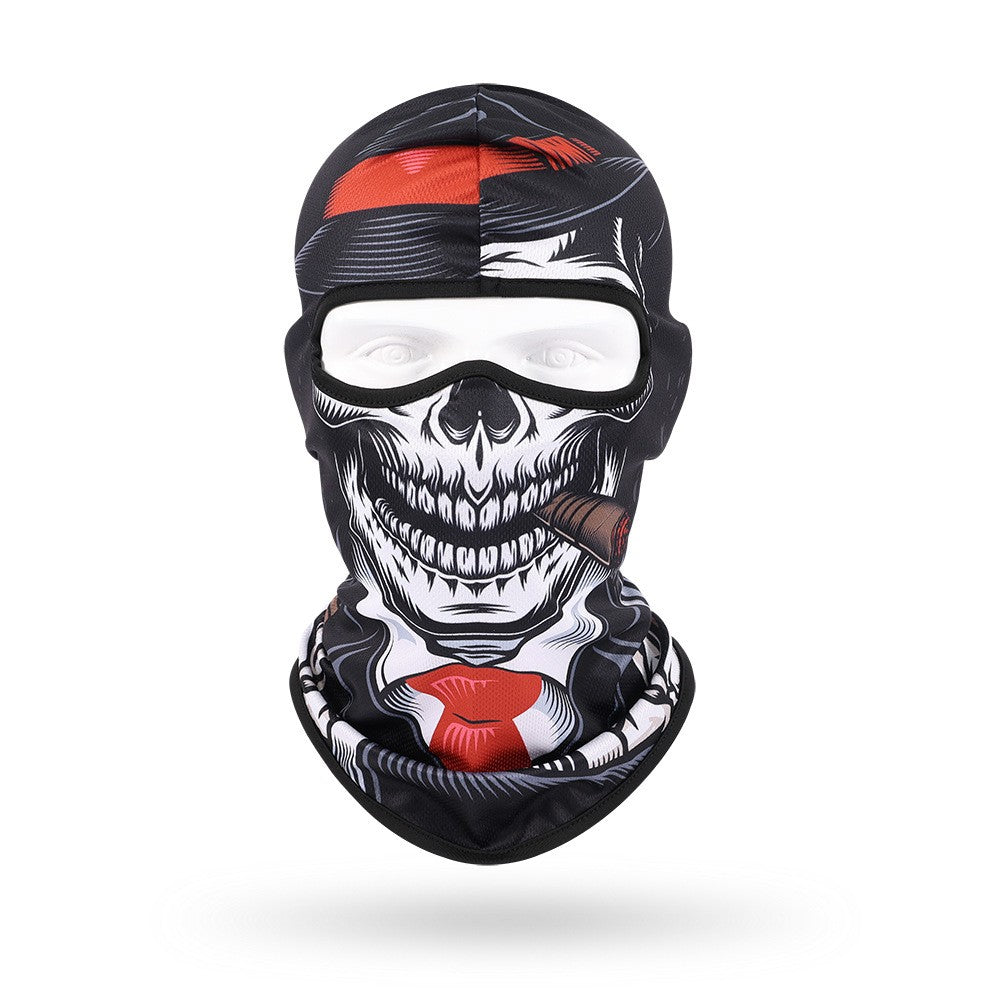 Quick-Dry Skull Face Mask - Breathable Sun Protection for Cycling & Outdoor Sports