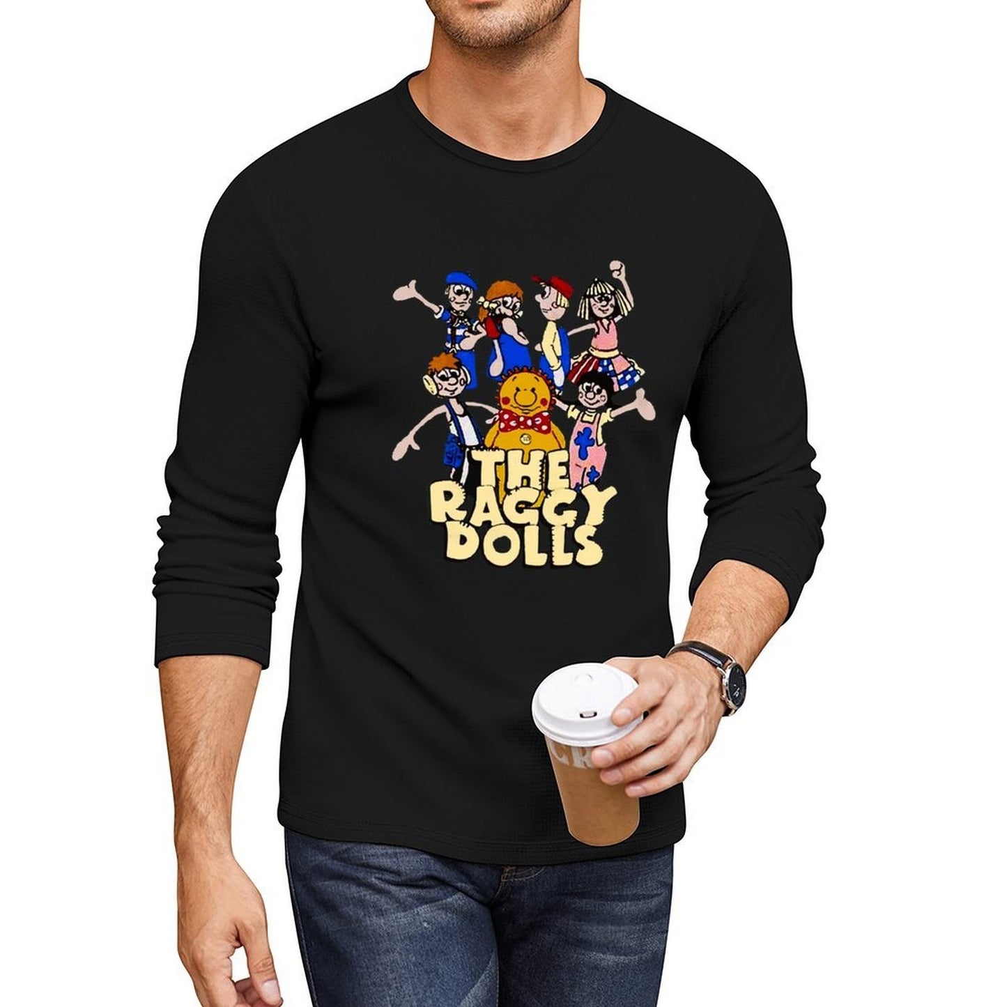 The Raggy Dolls Long T-Shirt custom t shirts design your own new edition t shirt plain t-shirt graphics t shirt mens clothing