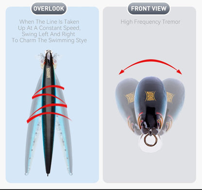 Kingdom Long Casting Fishing Lure 14.5g 19g 29g Floating Slow Sinking Minnow Wobbler Artificial Hard Bait Jerkbaits Seabass Pike