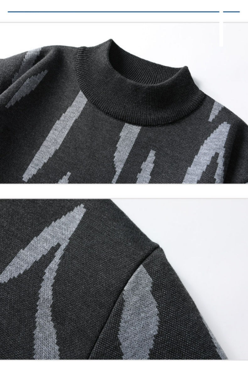Men New Style Pullovers Warm Knit Sweater Soft Thermal Cardigan Inspired Winter Clothing Plus Size Multi Color Options