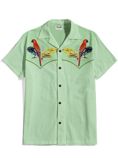 Men's Shirts Summer Casual Fashion Short Sleeved Shirts Mens Hawaiian Shirts Casual Clothing Camisas De Hombre Elegantes De Lujo