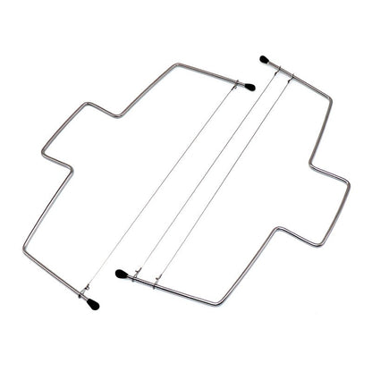 Double Line Adjustable Metal Cake Cutter Stainless Steel Cake Pastry Slicer Tools Decorating Mold Bakeware Kitchen Baking Tools