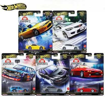 Hot Wheels Premium 2025 FPY86 Ronin Run 2, Japan Historics 5 Car Culture, Modelo Diecast Escala 1:64, Brinquedos Colecionáveis de Presente para Crianças