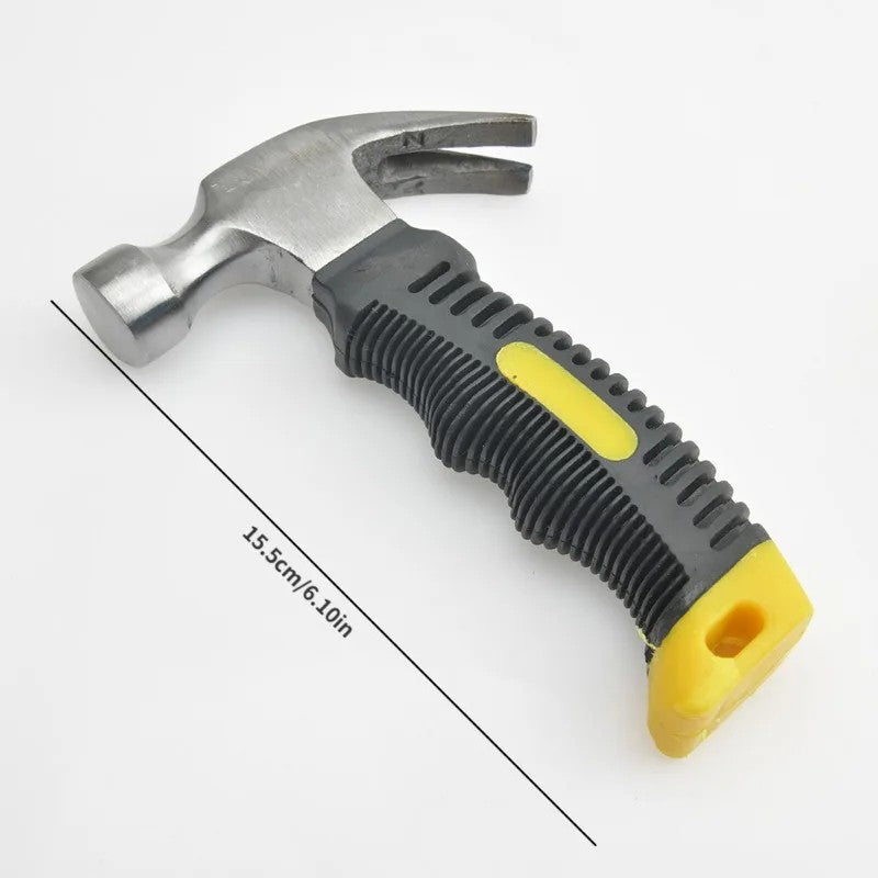 1 Martelo Mini Portátil Embalado em Plástico, Martelo para Decoração de Casa, Martelo de Mão, Martelo de Impacto para Exterior