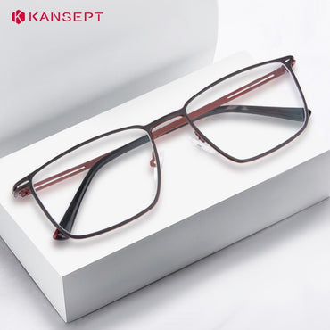 KANSEPT Plus Reading Glasses for Men Glass Man Woman's Eyeglasses Transparent Eyepieces Lunettes Myopia Lenses Eyeglass Frames