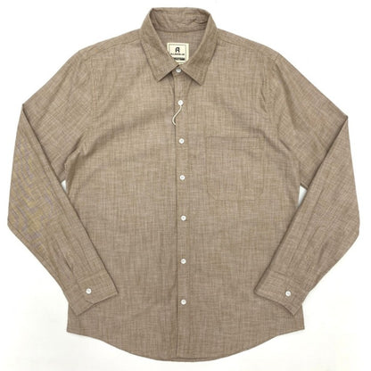 Sold Color Mens Cotton Linen Shirts Harajuku Casual Simple Comfortable Long Sleeve Loose Buttons Blouses Shirt With Chest Pocket