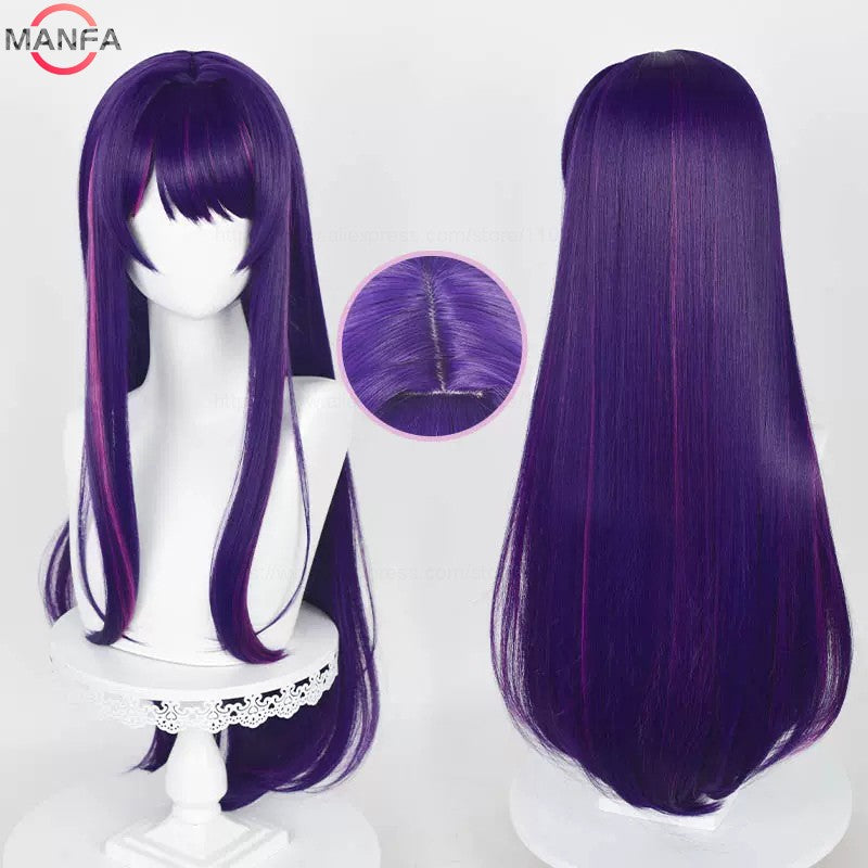 Perucas de Cosplay de Alta Qualidade Arima Kana Hoshino Akuamarin Hoshino Rubii Hoshino Ai, Fibra Resistente ao Calor, Perucas de Anime de Cosplay