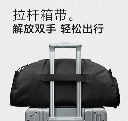 LEE Dry Pocket Sports Fitness Gym Bag for Women Men Large Capacity Waterproof Oxford Duffel Luggage Travel Bag Shoe Compartment