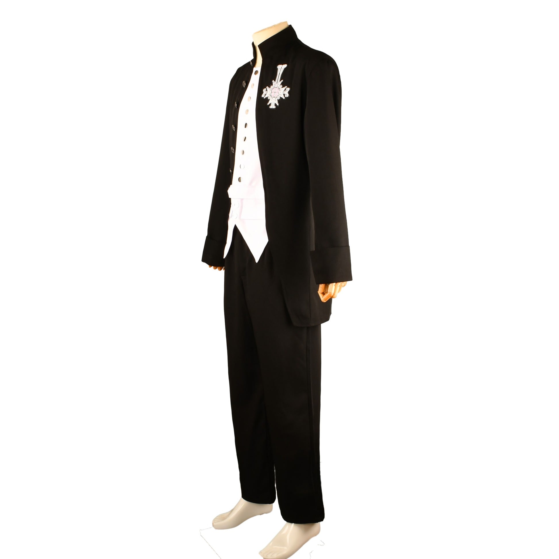 Fulujiacos Ghost Cosplay Costume Alpha and Omega Papa Emeritus Cosplay Costume uniform Suit Halloween Stage Show Roleplay Men
