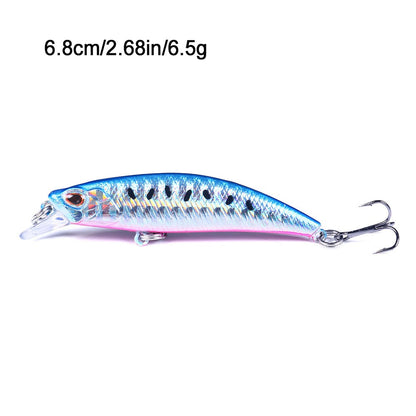 HENGJIA Jerkbait Sinking Wobblers Iscas de Pesca 8cm-9g Truta Artificial Plástico Rígido Isca Crankbait Pesca de Baixo